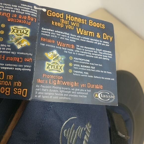 Kamik Cold Weather Boots Mens SZ 14 Blue Waterproof Snowboots Includes Liners. - Picture 8 of 11